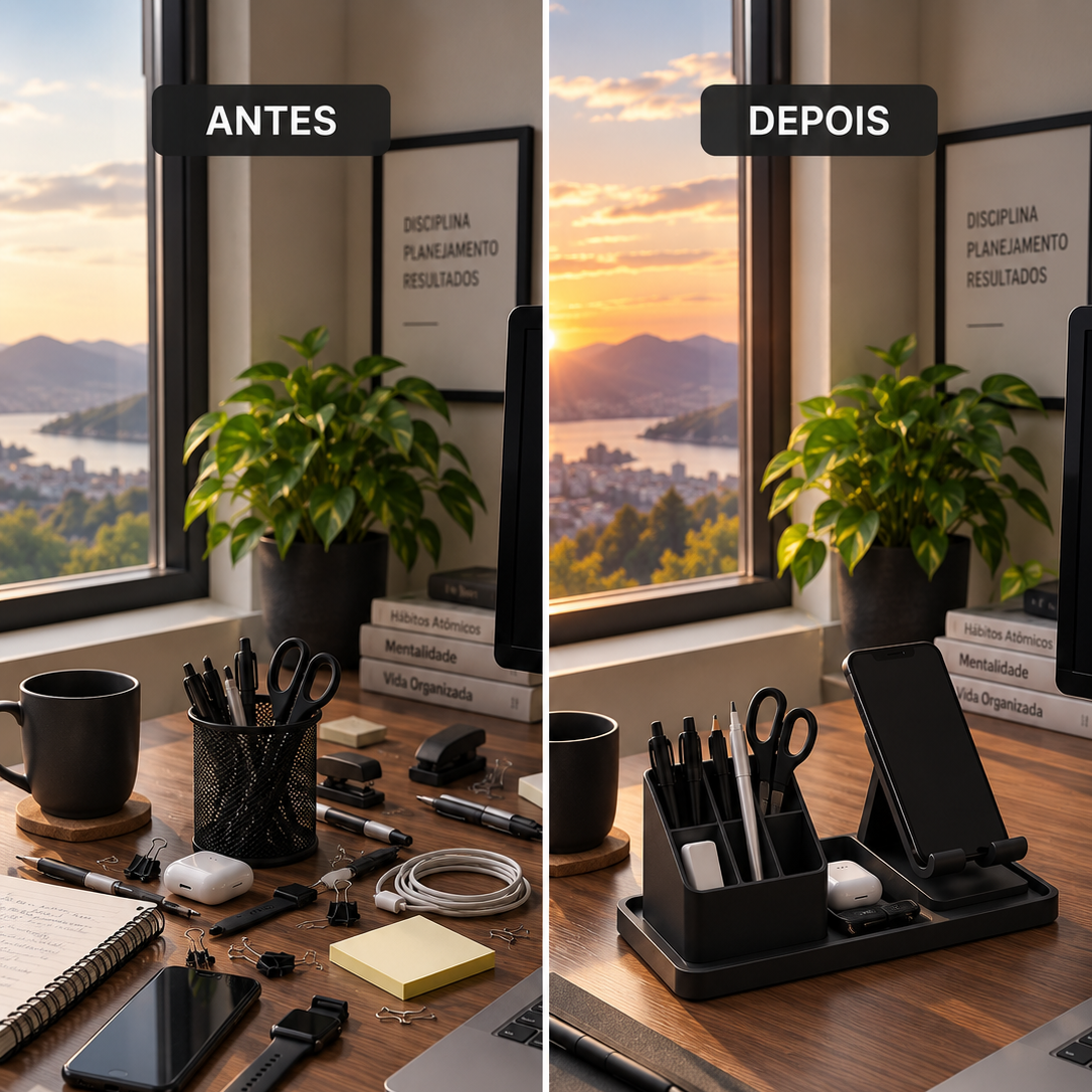 Organizador de Mesa Modular Magnético