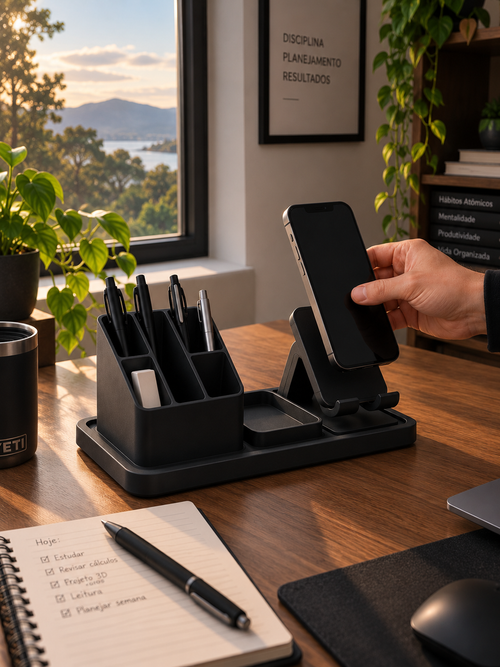 Organizador de Mesa Modular Magnético